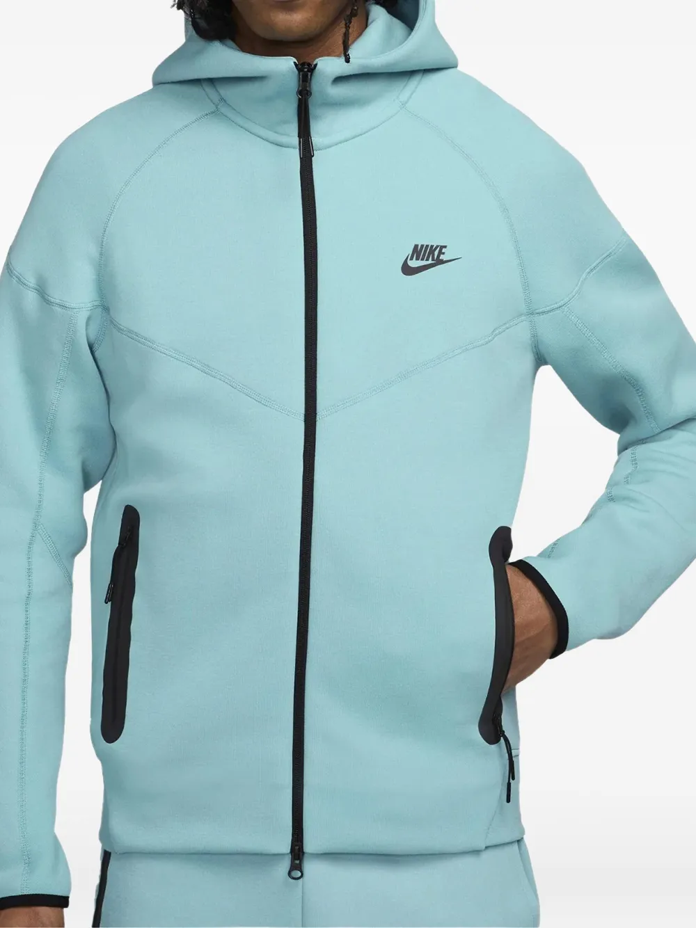 Nike Tech Fleece zip-up hoodie - ブルー Nike Tech Fleece zip-up hoodie - ブルー