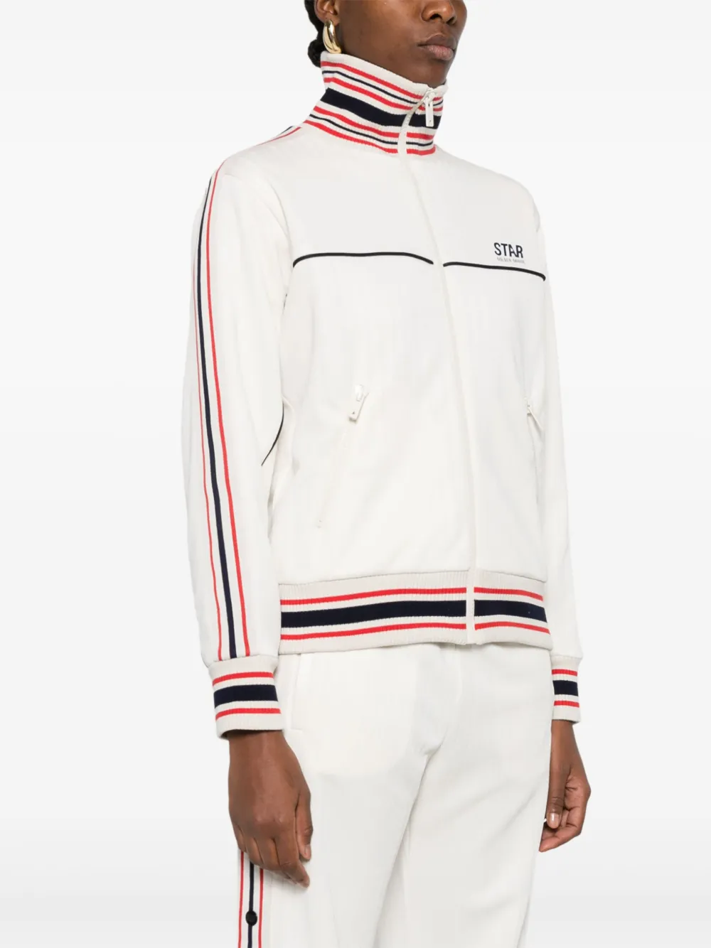 Golden Goose striped-trim jacket | Jackets | Image 3