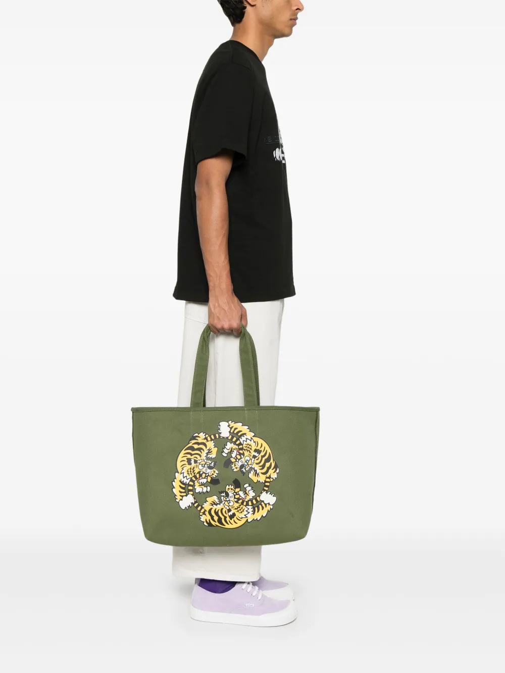 Kenzo Verdy Market grote shopper - Groen