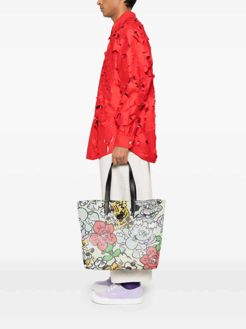 Kenzo Play grote shopper - Rood