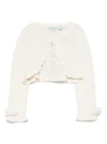 Abel & Lula openwork cardigan - Neutrals