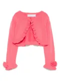 Abel & Lula openwork cardigan - Pink