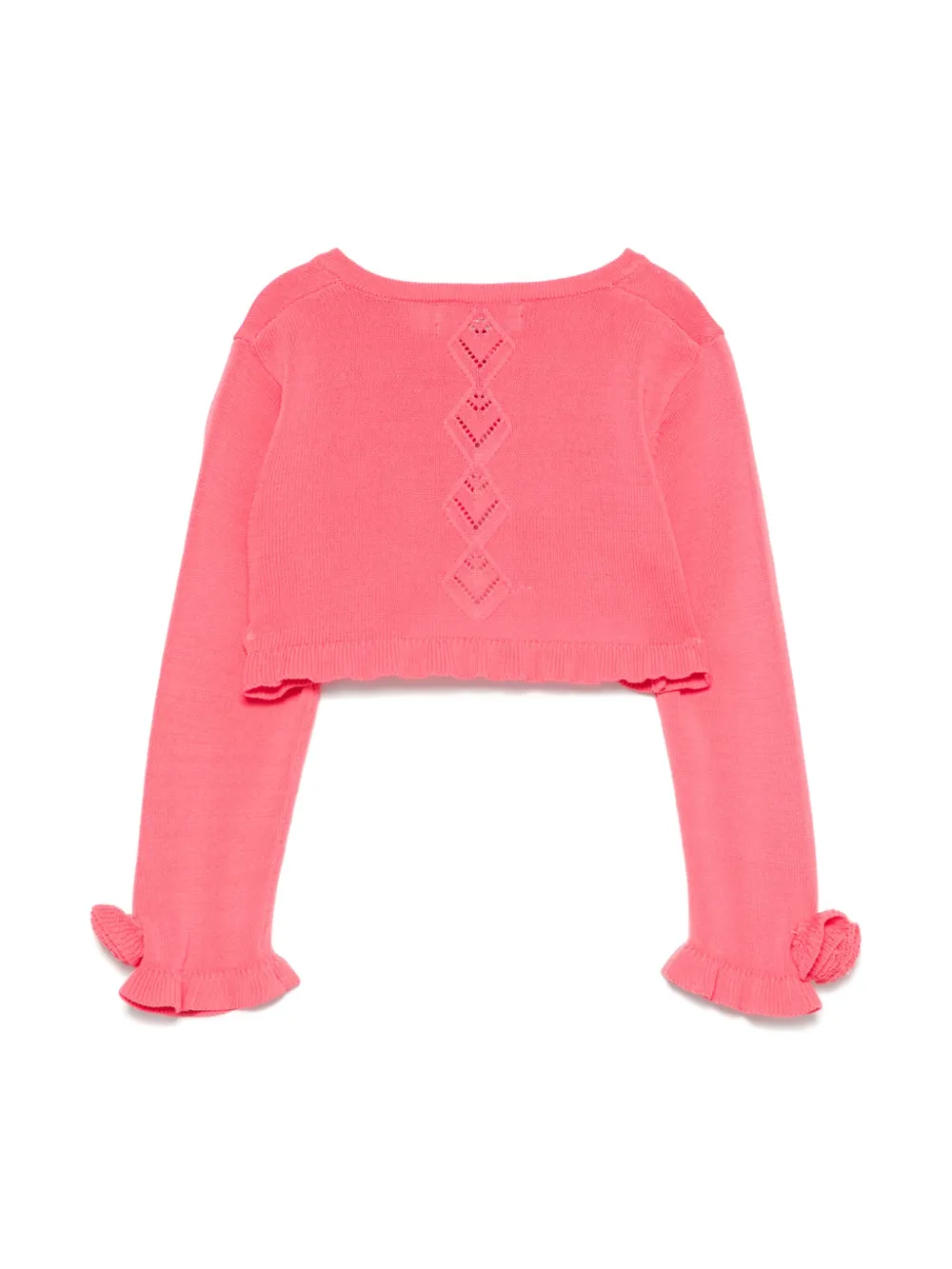 Abel & Lula openwork cardigan - Roze