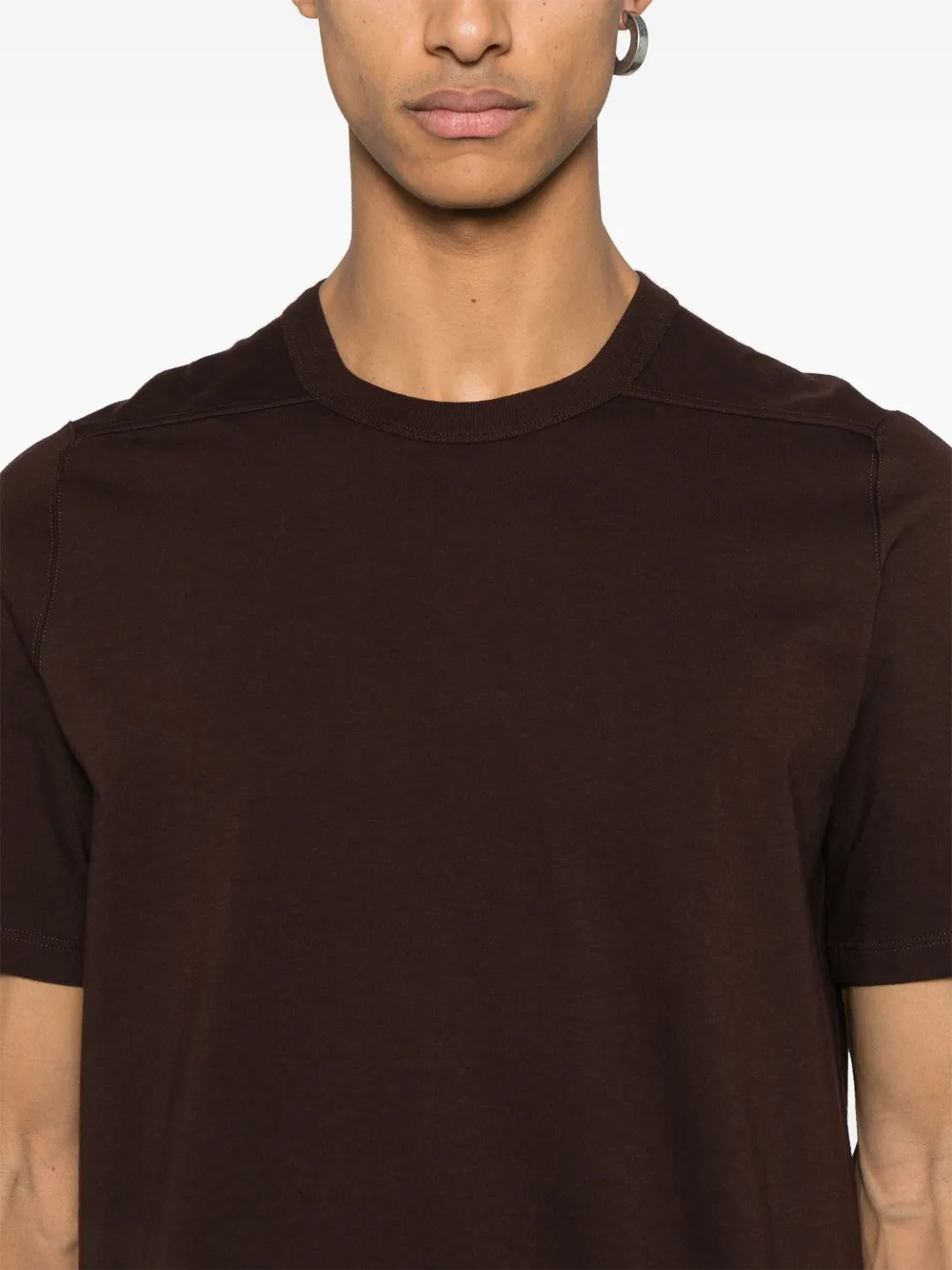 Rick Owens T-shirt met print Bruin