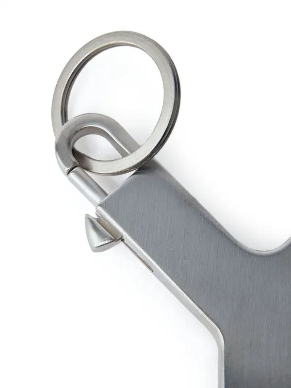 Rick Owens Cerberus Keyring | Silver | FARFETCH MY