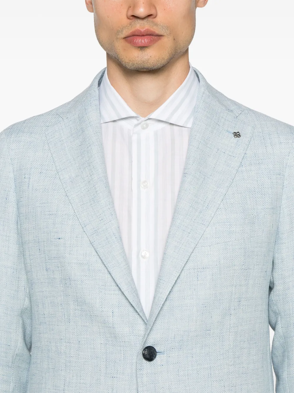Tagliatore Blazer met enkele rij knopen Blauw