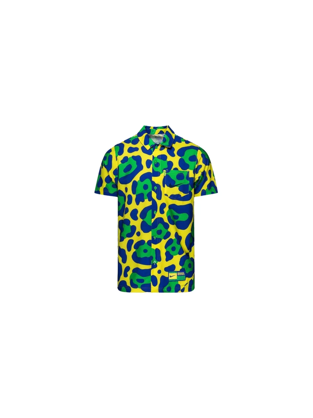 Nike Brazil "dynamic Yellow/green Spark/paramount Blue/paramount" Shirt In Yellow