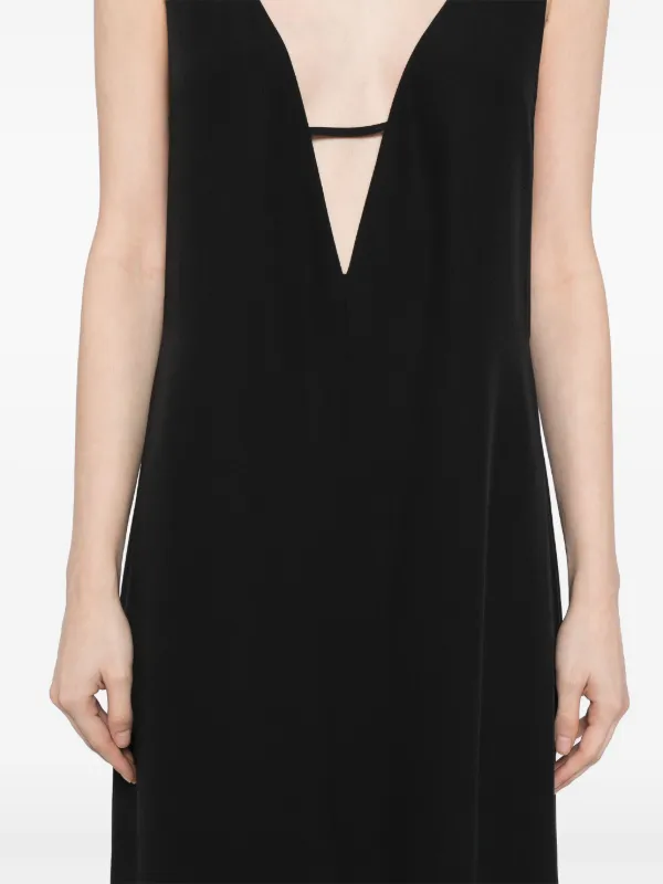 ワンピース THE ROW V-Neck Elastic Dress The Row Pre-Owned V-neck Slip Dress | Black | FARFETCH