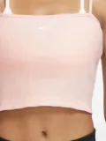 Nike Essential ribbed crop top - PINK