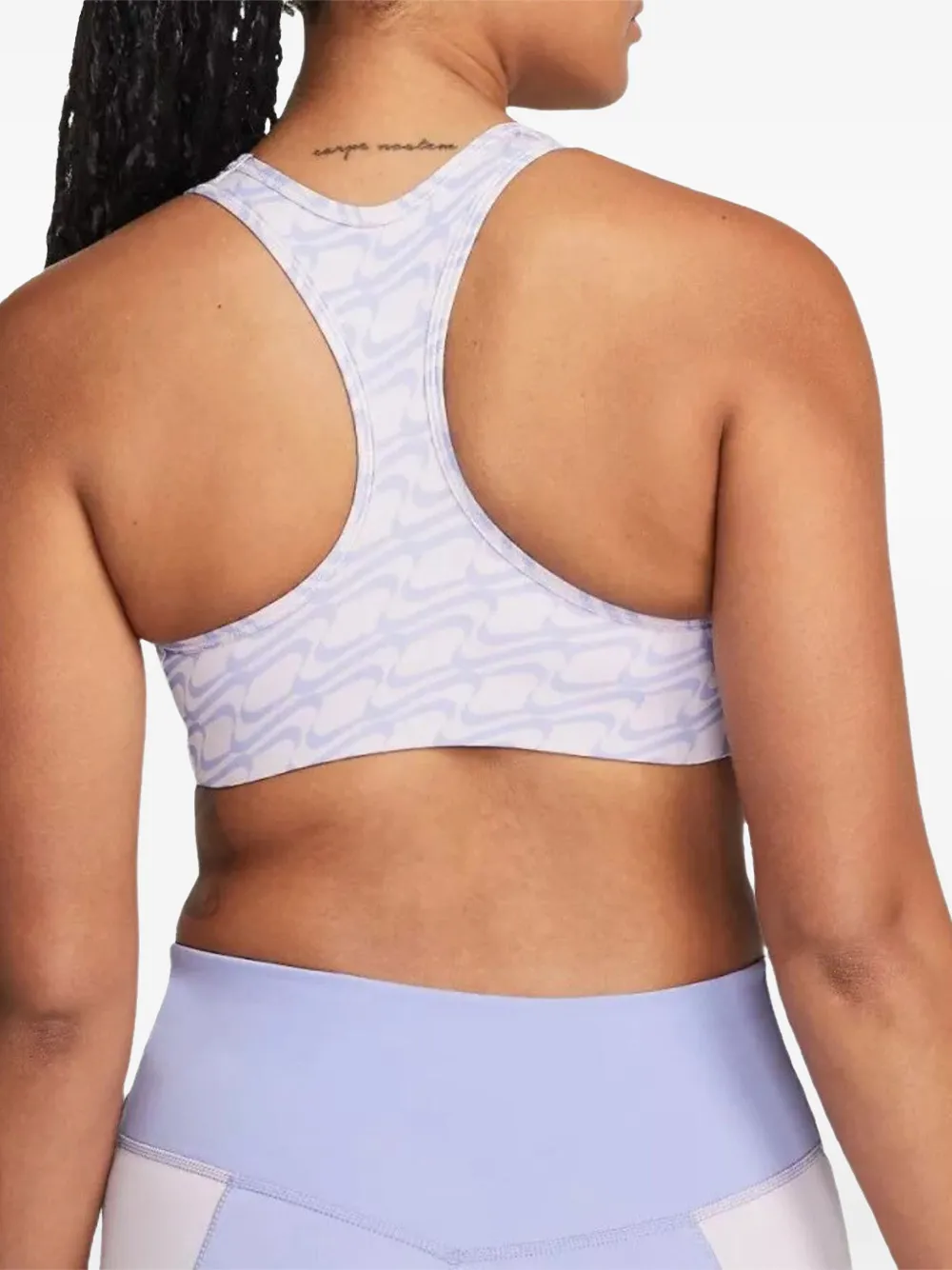 Nike Dri-Fit Swoosh Iconic AOP GX sports bra Roze