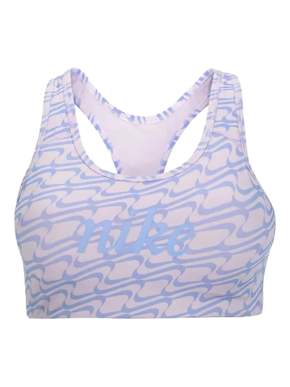 Nike Dri-Fit Swoosh Iconic AOP GX sports bra Roze