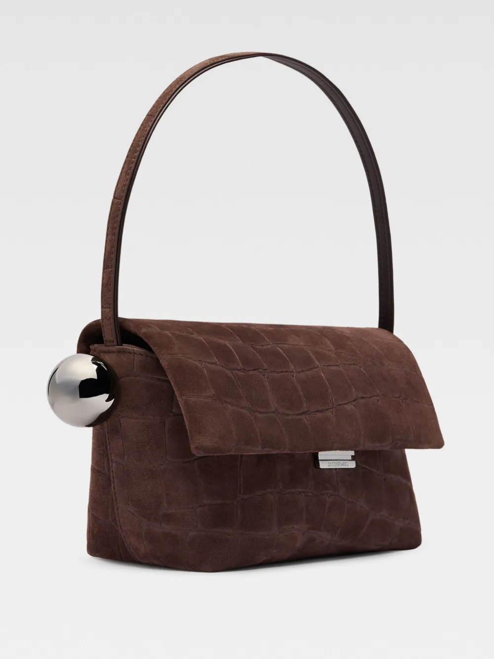 Jacquemus Le Bisou Rond Carre vierkante schoudertas Bruin