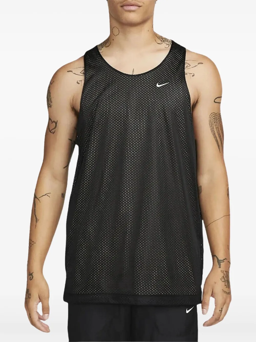 Nike Dri-Fit Standard "Black" omkeerbaar basketbal jersey Zwart