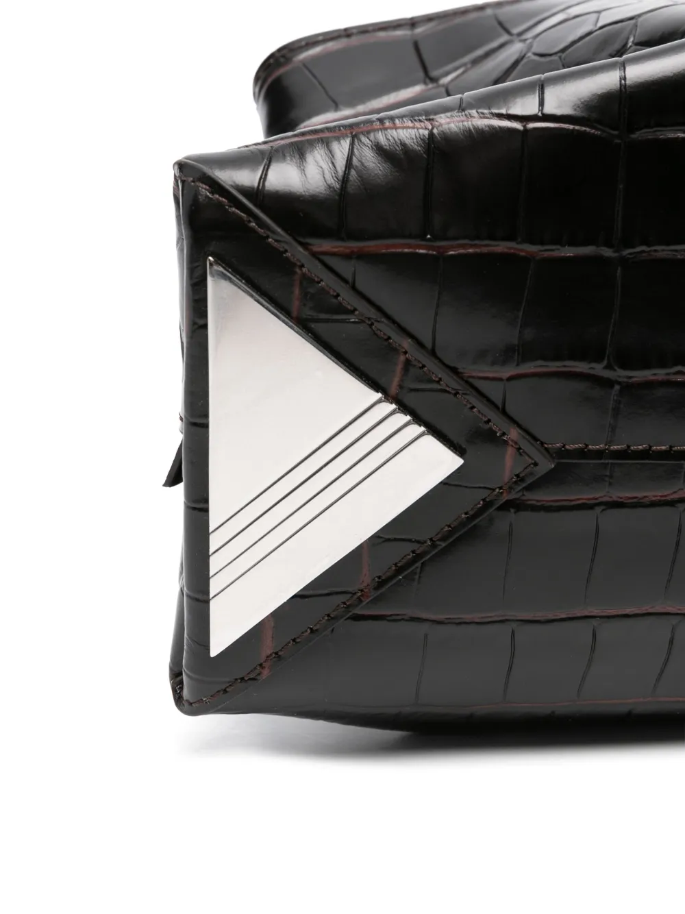 The Attico small La Passeggiata tote bag Bruin