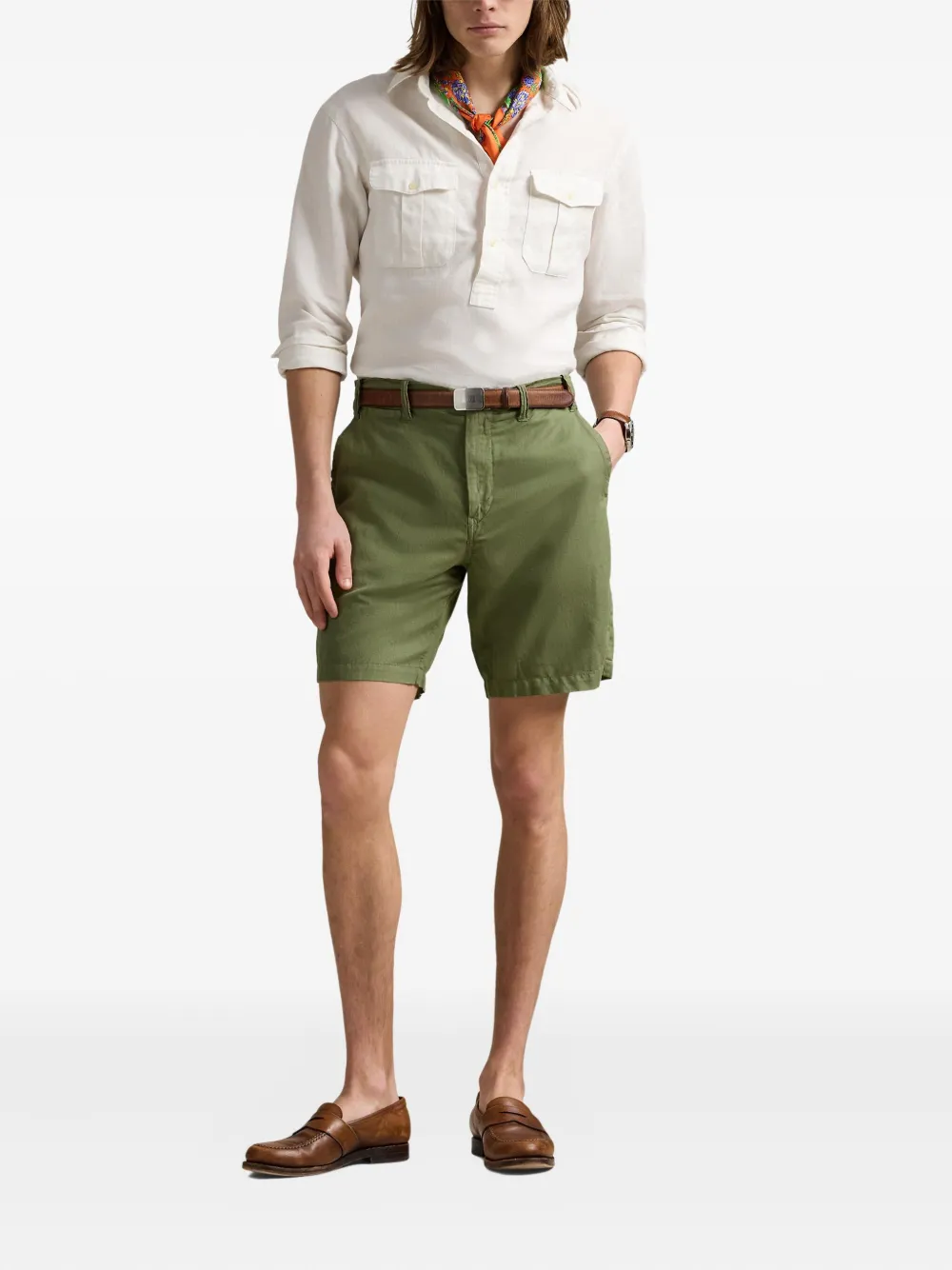 Polo Ralph Lauren Slim-fit chino shorts Groen