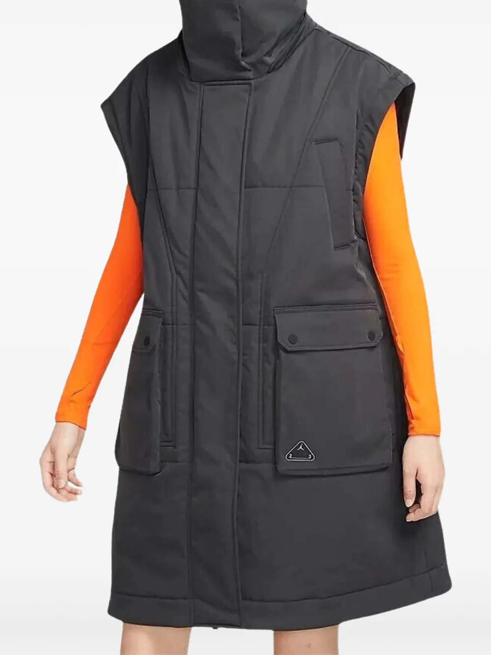 Nike Air Jordan Essentials Statement "Black" parka coat Zwart