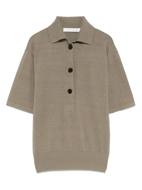 Christopher Esber knitted polo top 