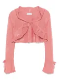 Abel & Lula bell-sleeve cardigan - Pink