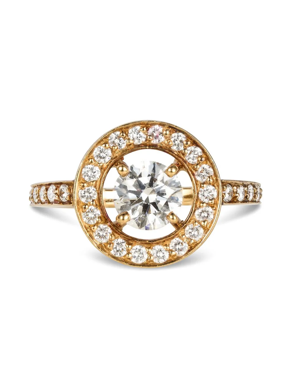 Boucheron Pre-Owned 18K yellow gold diamond ring | Gold | Image 1