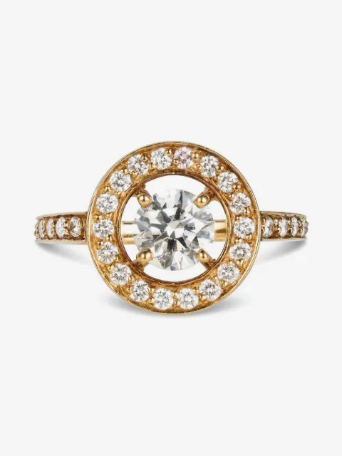 Boucheron Pre-Owned 18K yellow gold diamond ring