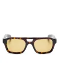 Alexander McQueen T-Bar sunglasses - Brown