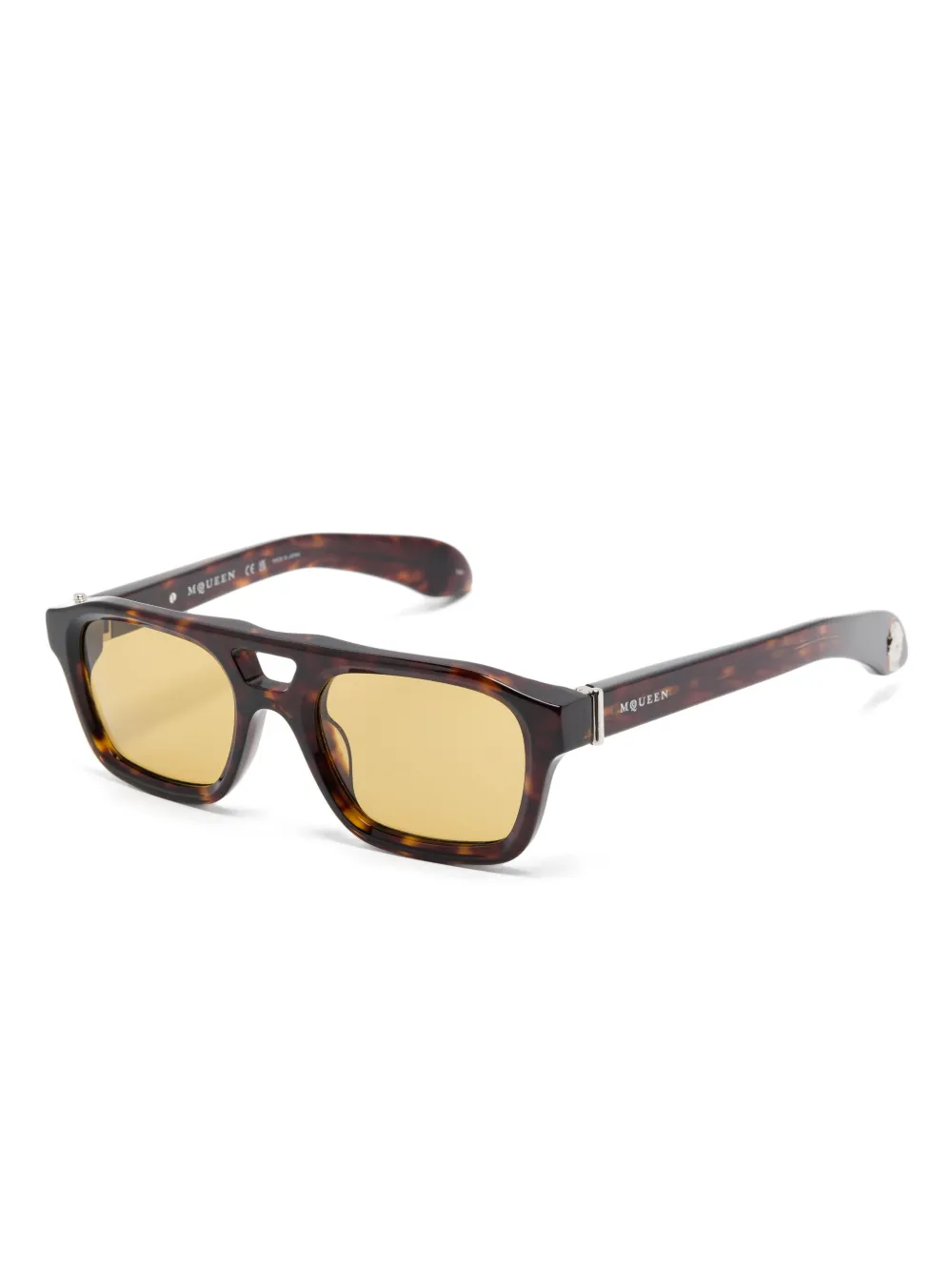 Alexander McQueen T-Bar sunglasses - Bruin