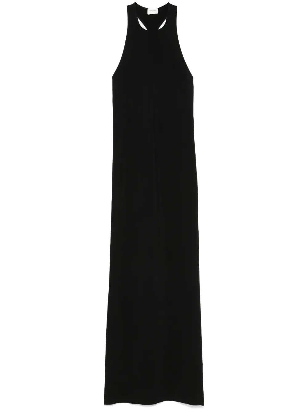 Saint Laurent Kleid maxi-jurk Zwart