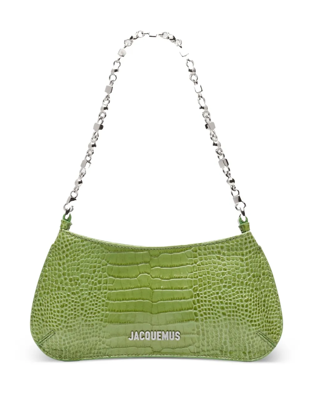 Jacquemus Le Petit Bisou Chaine schoudertas Groen