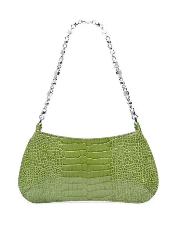 Jacquemus Sac Porté Épaule Le Petit Bisou Chaine Vert FARFETCH MA