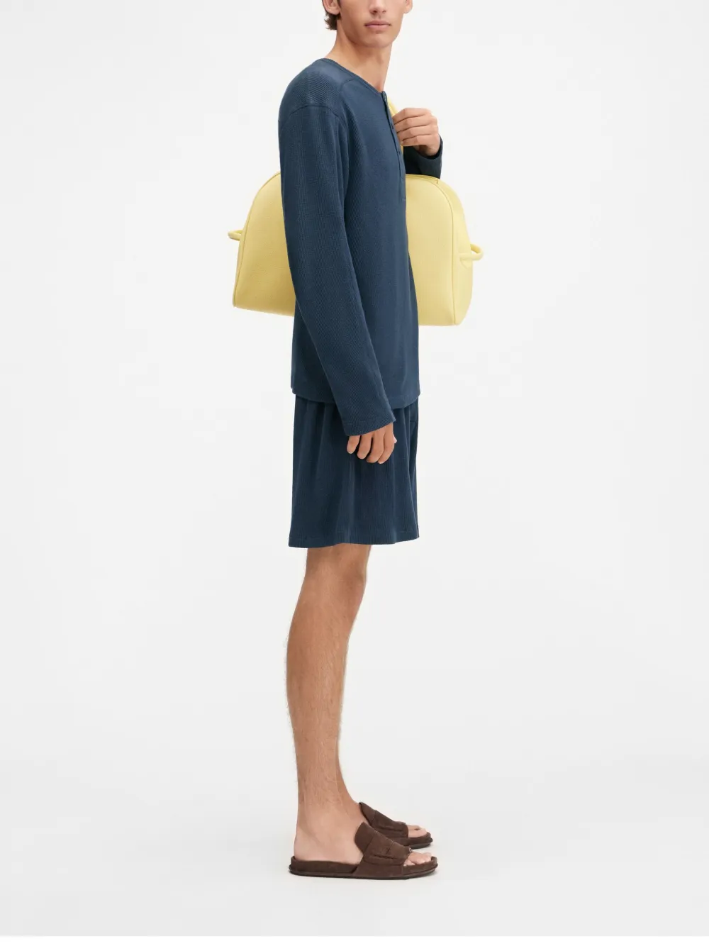 Jacquemus Melao T-shirt en shorts Blauw