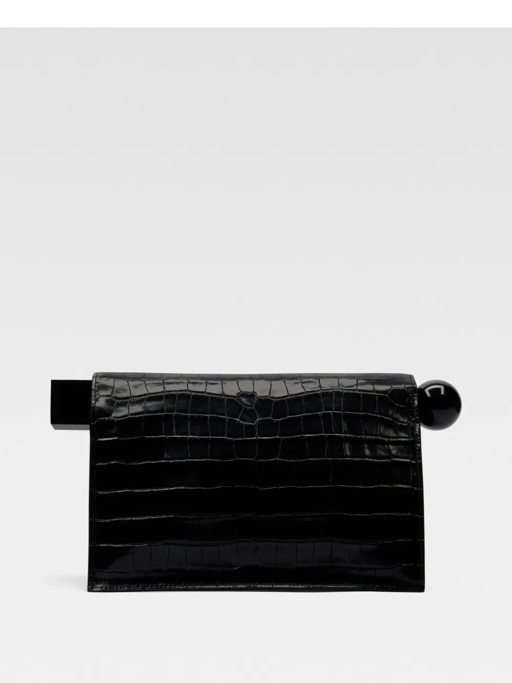 Jacquemus La Pochette Rond Carré clutch Zwart