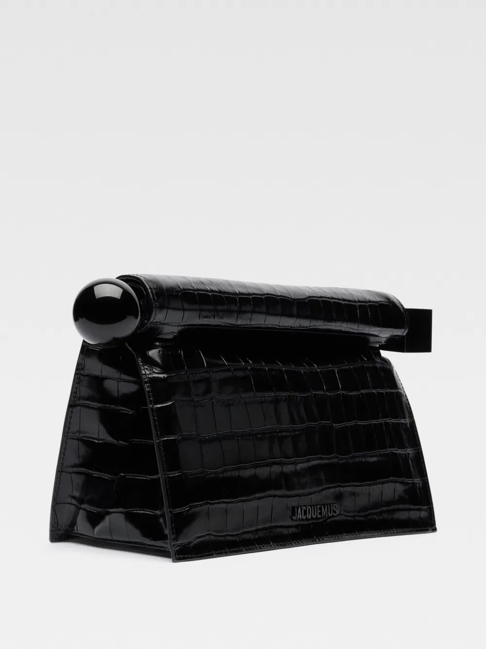 Jacquemus La Pochette Rond Carré clutch Zwart