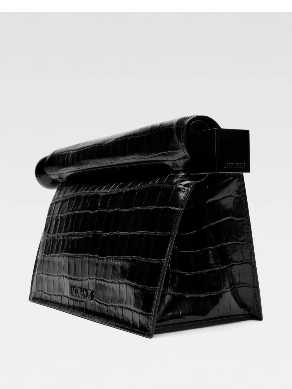 Jacquemus La Pochette Rond Carré clutch Zwart