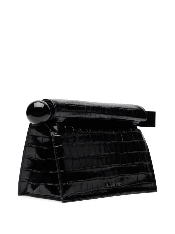 【送料関税込】JACQUEMUS ラウンド クラッチバッグ ブラック 22901999_52992718_600.jpg