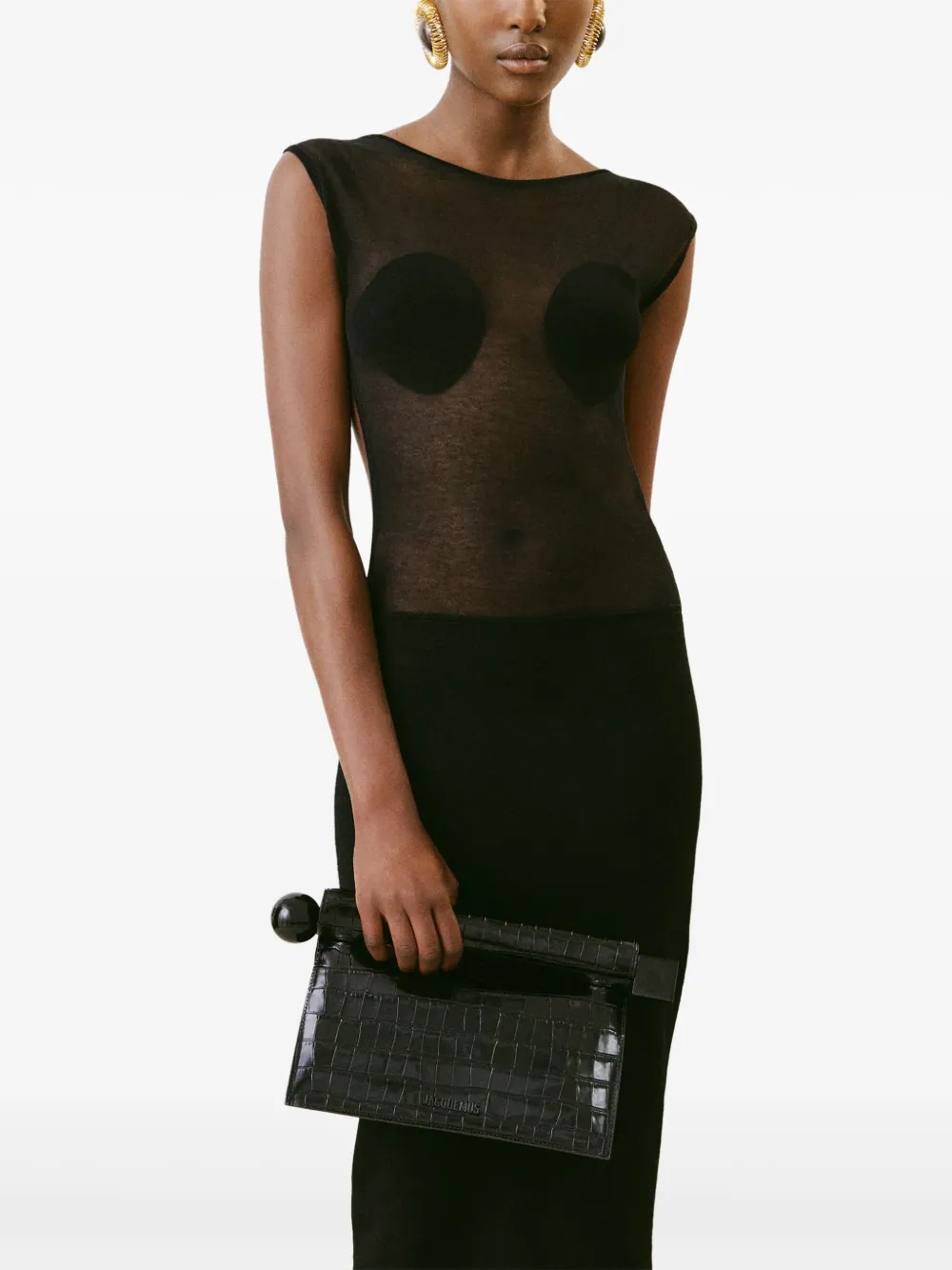 Jacquemus La Pochette Rond Carré clutch bag | Image 2