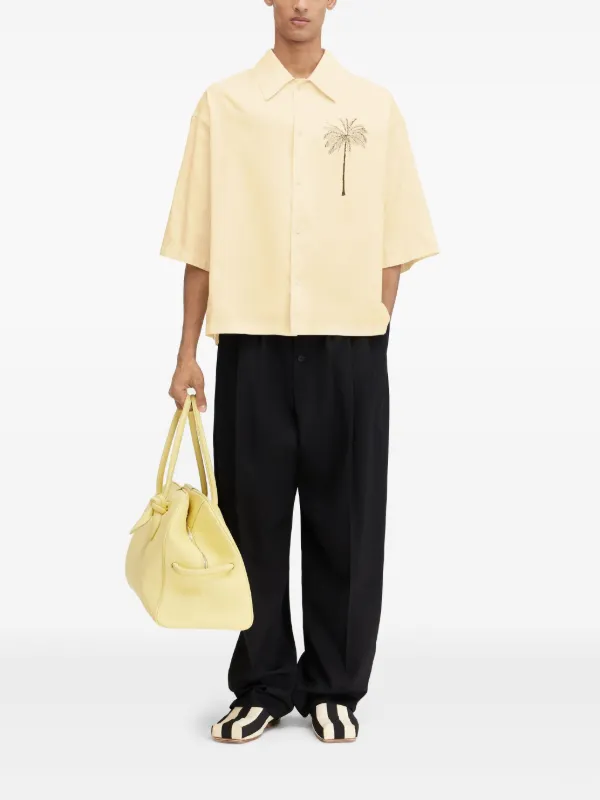 通販 Jacquemus Aloe Shirt | Yellow | FARFETCH トップス