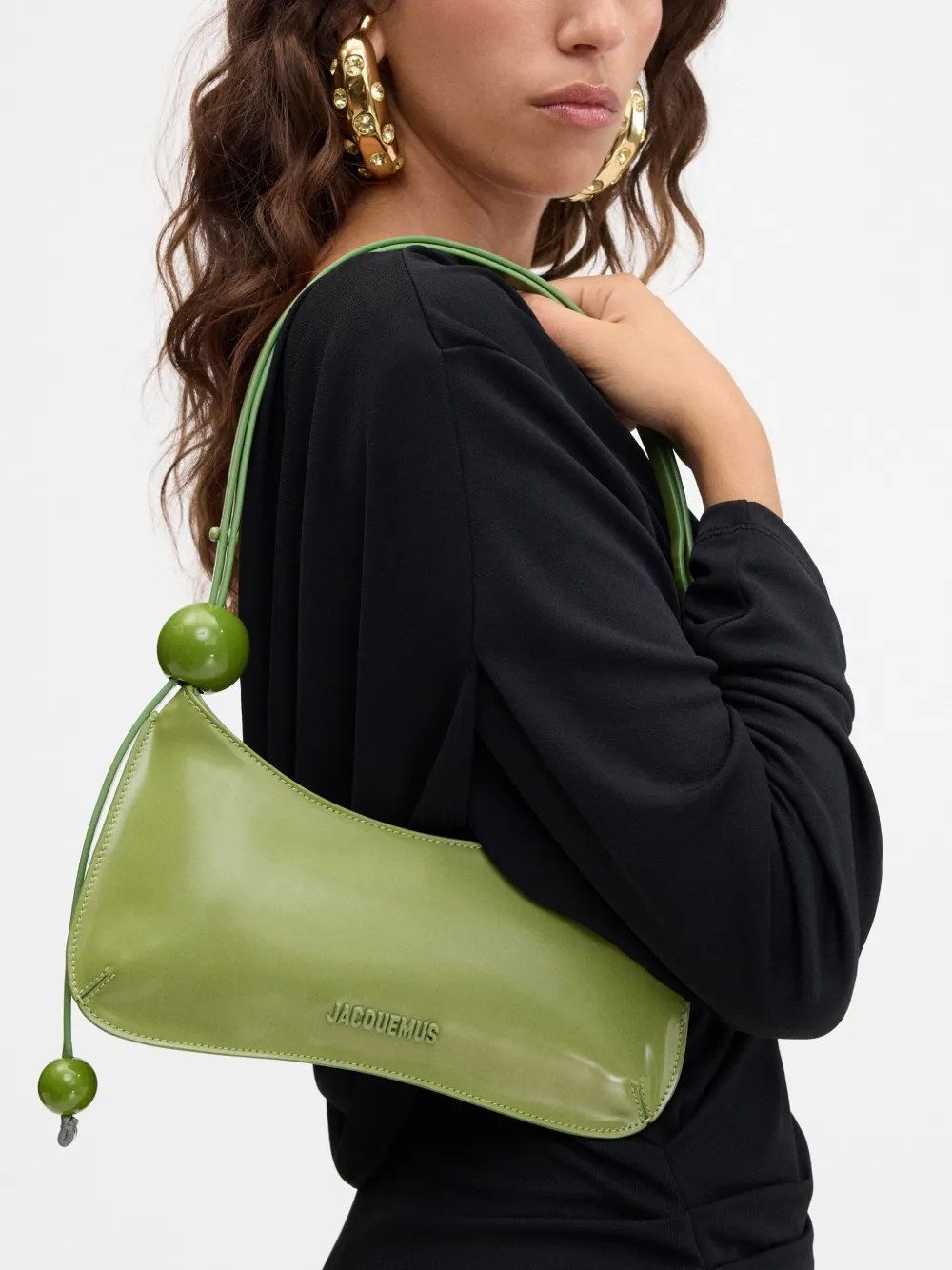 Jacquemus Le Bisou Perle shoulder bag - Groen