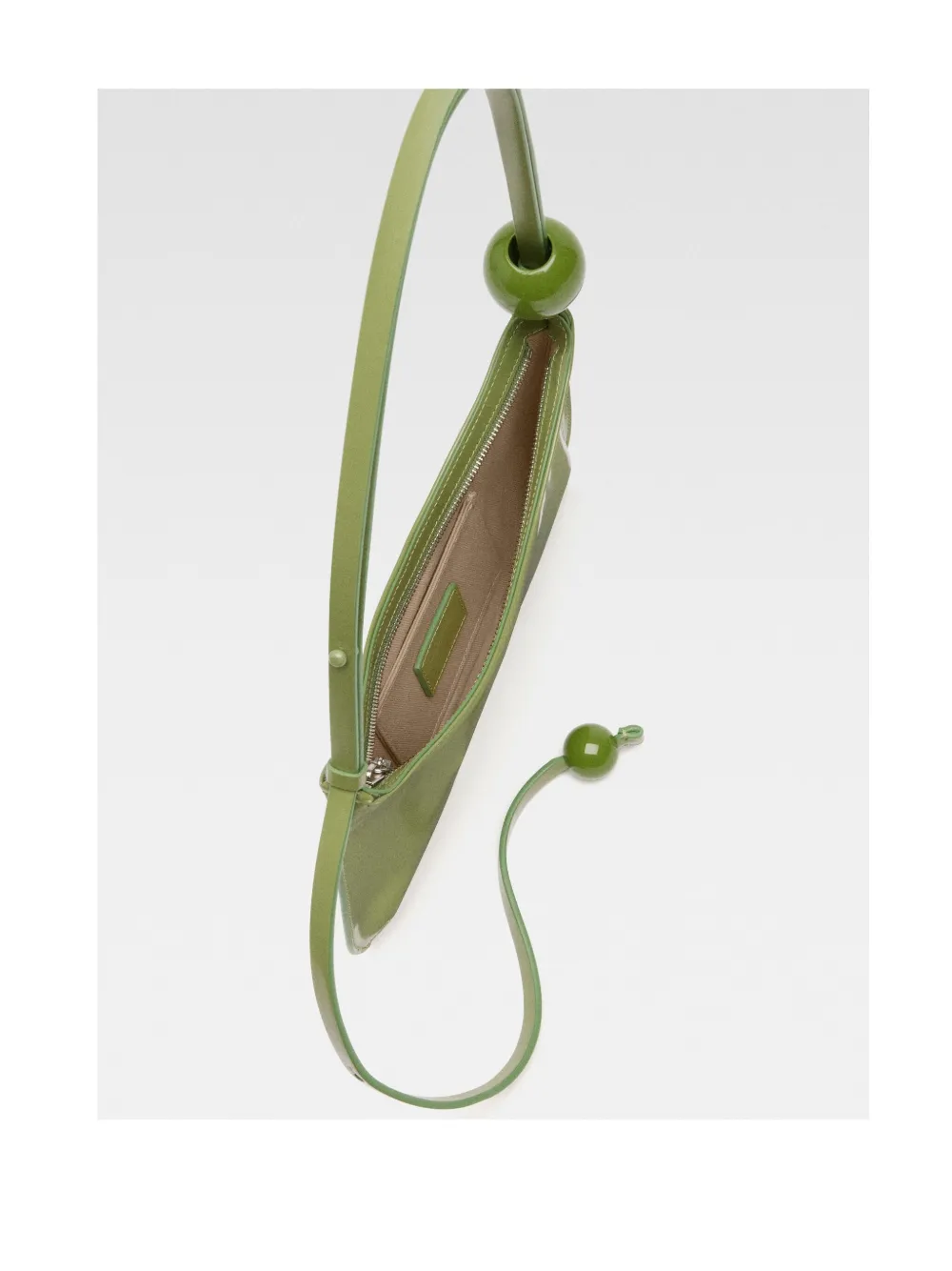 Jacquemus Le Bisou Perle shopper Groen