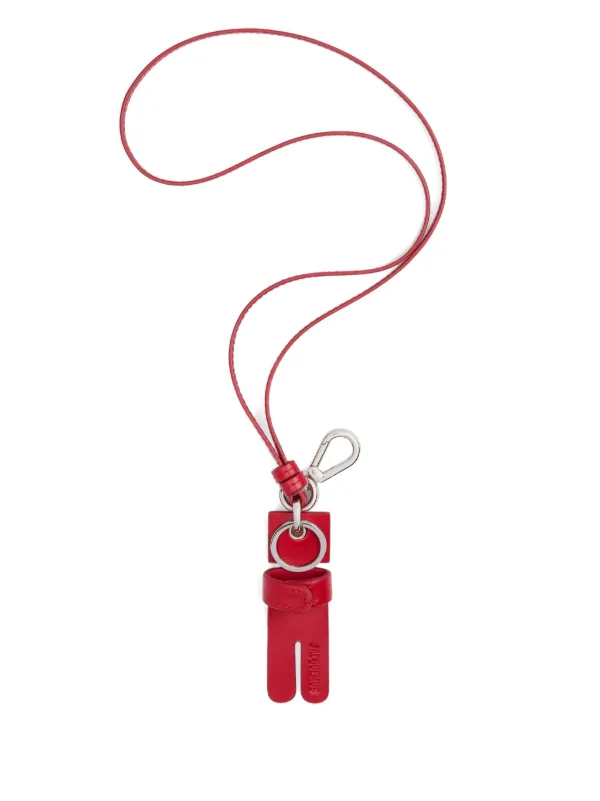 JACQUEMUS The Amico キーホルダー　ネックレス Jacquemus The Amico キーホルダー | ブラック | FARFETCH JP