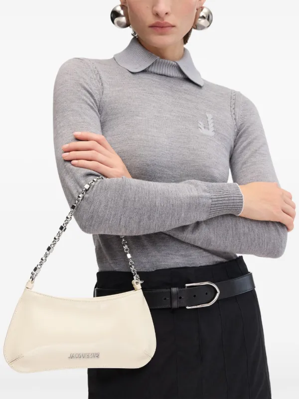 Jacquemus Little Bisou チェーン ショルダーバッグ | ホワイト