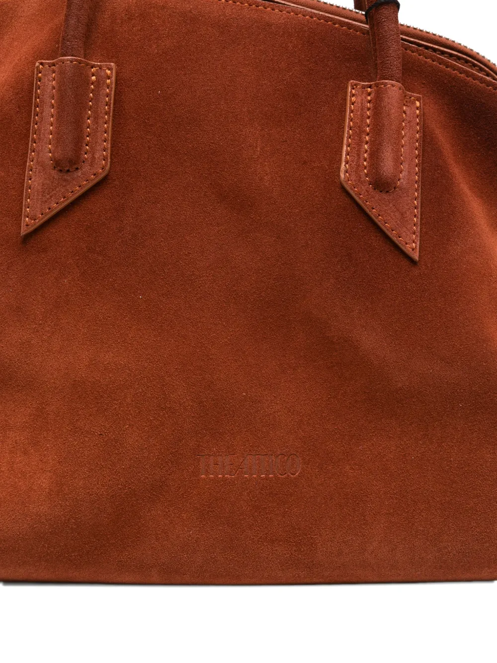 The Attico medium La Passeggiata shoulder bag Bruin
