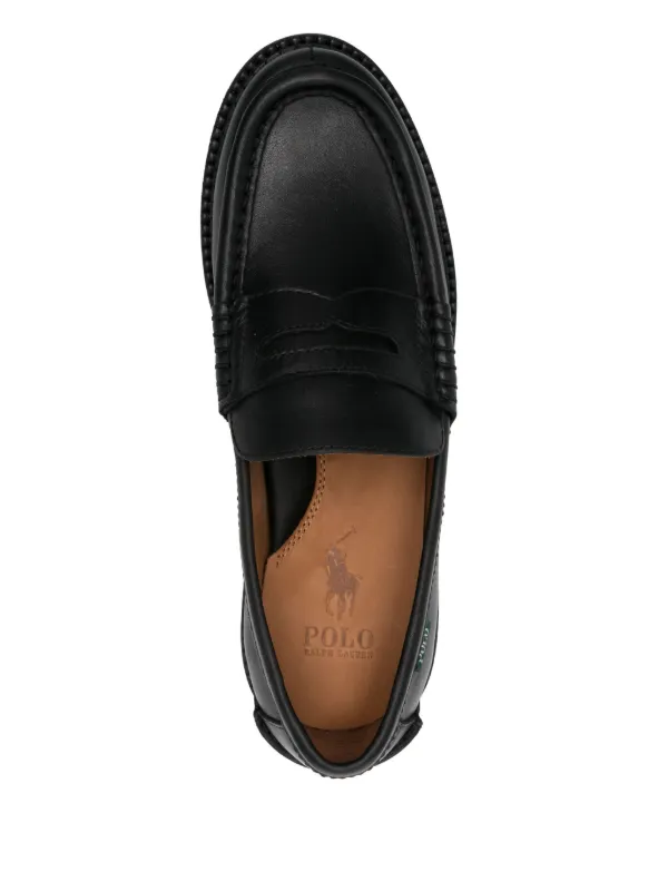 POLO RALPH LAUREN レザー ビットローファー Polo Ralph Lauren Jett ローファー | ブラック | FARFETCH JP