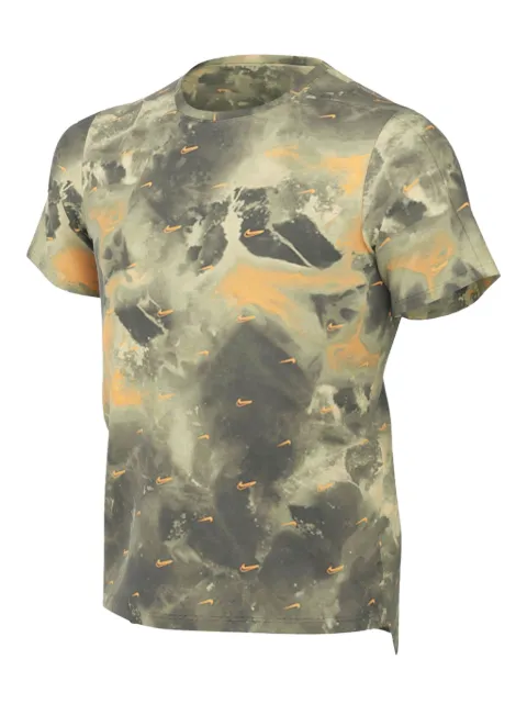 Nike playera Dri-fit Col Aop Green