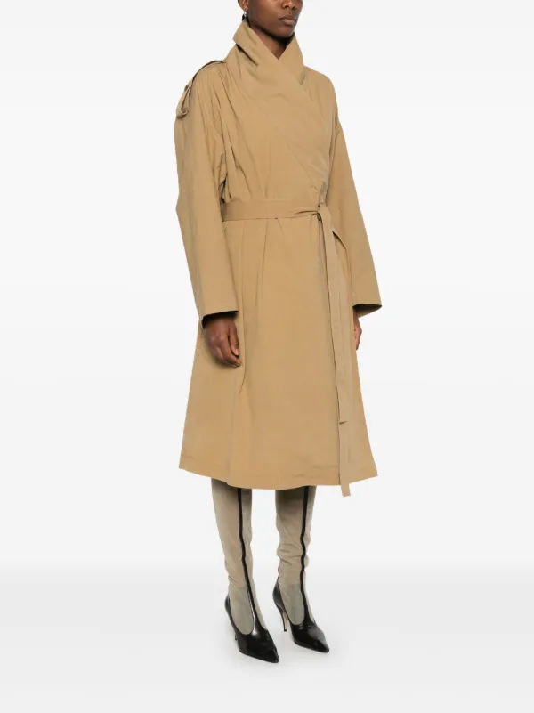 The Row Pami Trench Coat | Brown | FARFETCH