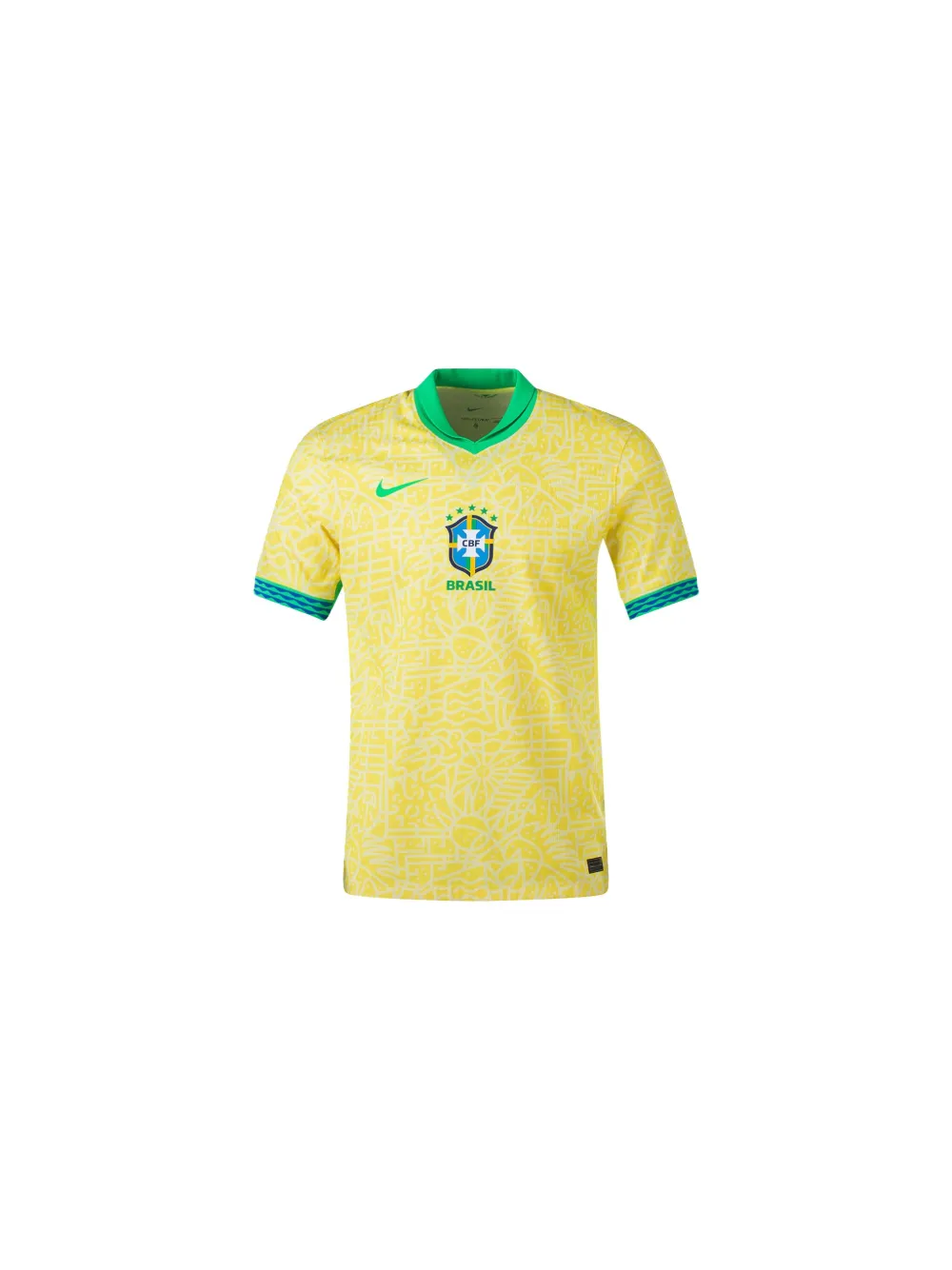 Nike Brazil 2024 Stadium Home  Men's Dri-fit Soccer Replica Jersey In Yellow
