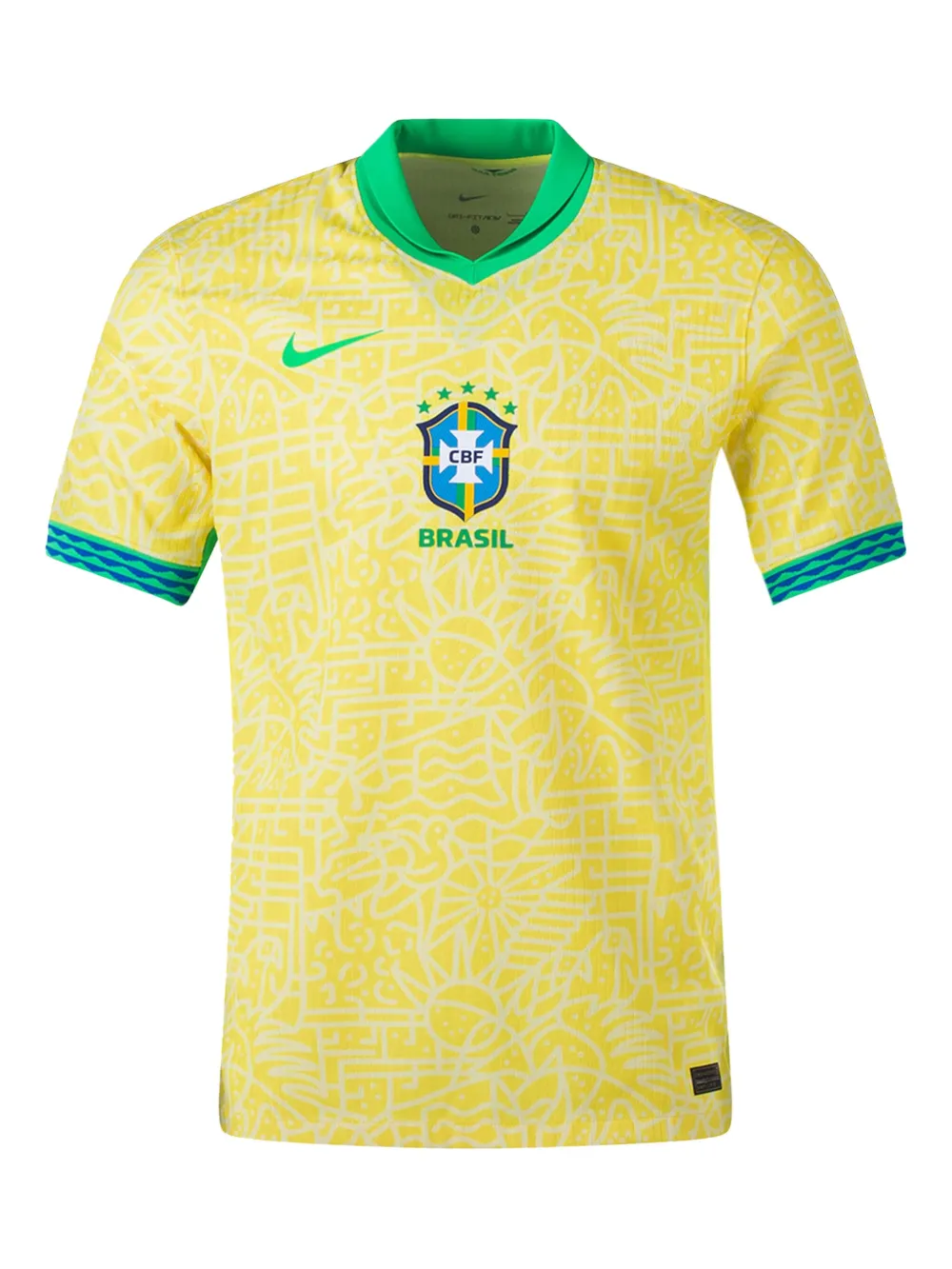 Brazil 22/23 Home "Dynamic Yellow/Green Spark/Paramount Blue/Paramount" soccer jersey