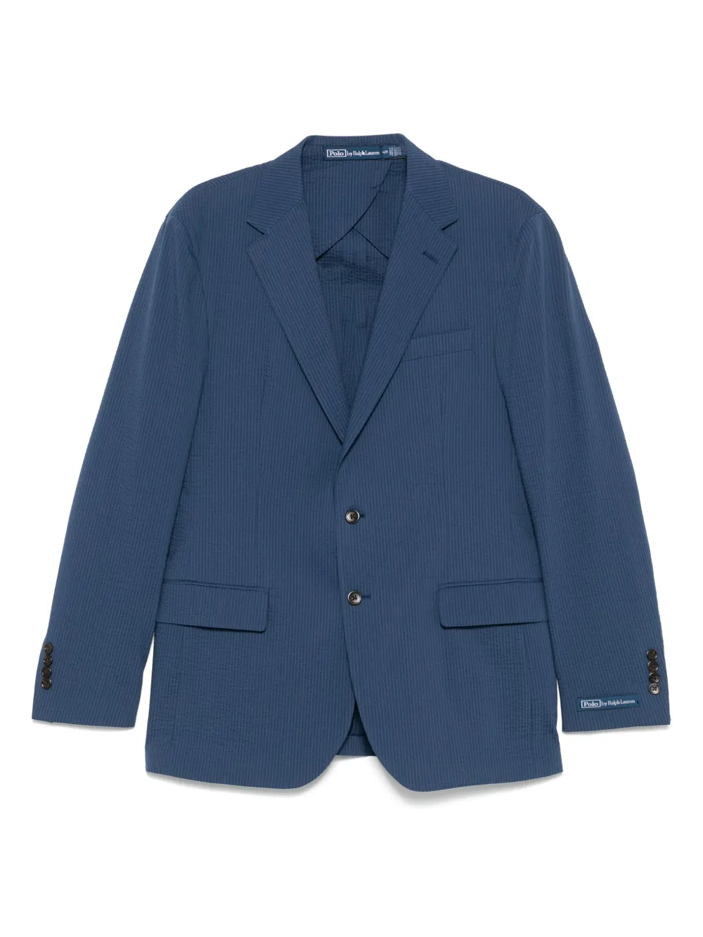 Polo Ralph Lauren Seersucker blazer Blauw