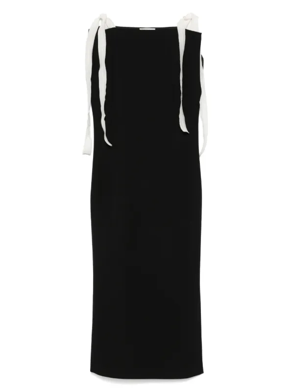 The Row - Women's Giuliessa Dress in Virgin Wool - Black - Size 0