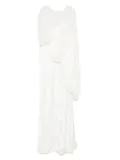 Christopher Esber Cumulus draped gown - White