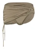 Christopher Esber ruched bikini bottom - Green